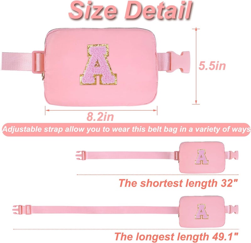 Uygafly Gifts for Girls 3 4 5 6 7 8 9 10 11 12 Year Old Teens Kids Daughter Sister Gifts for Women Her - Fanny Pack Belt Bag Cute Stuff for Girls Women Teen Trendy Crossbody Bags | Peach,A - Image 4
